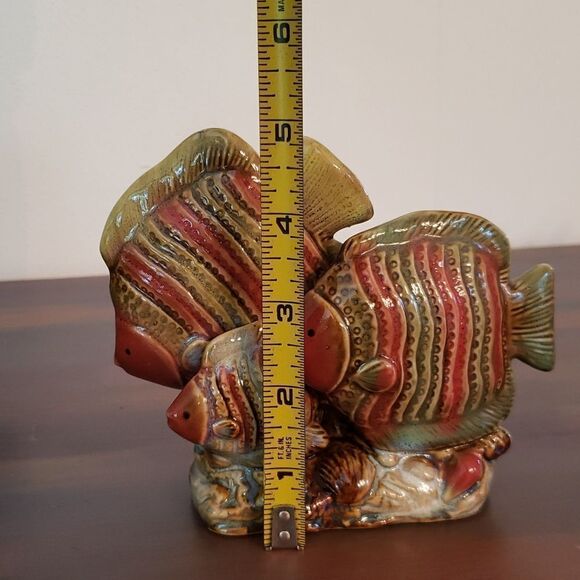 Lot of 4 Colorful Tropical Fish Figurines - Picture 13 of 13